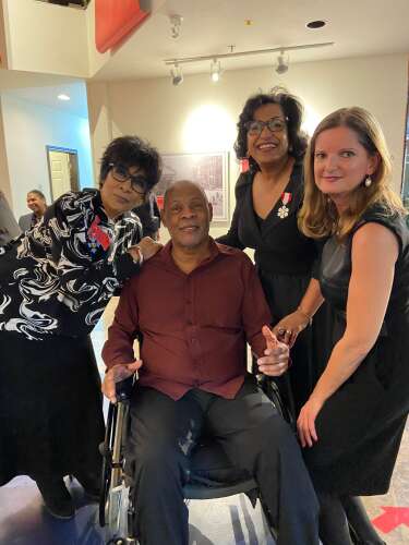 Celebration held to mark awards for granddaughters of civil rights leader E.F. Gordon