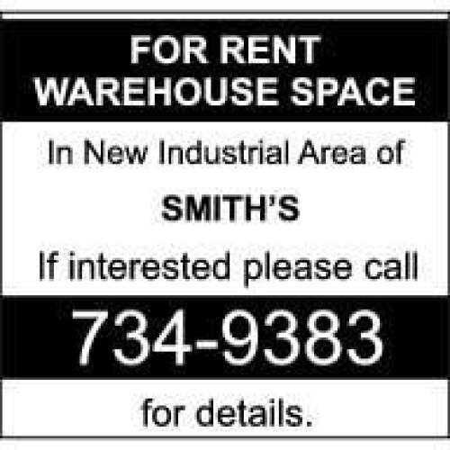 WAREHOUSE FOR RENT The Royal Gazette Bermuda News, Business, Sports, Events, & Community