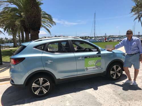 Evolution powers over speed bumps for electric cars - The Royal Gazette, Bermuda News, Business, Sports, Events, & Community