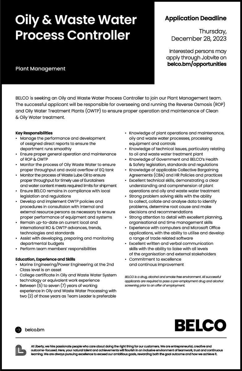 Oily and Waste Water Process Controller