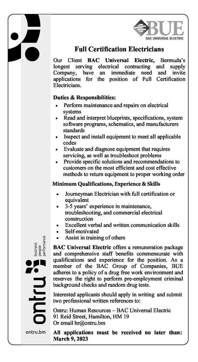Full Certification Electricians