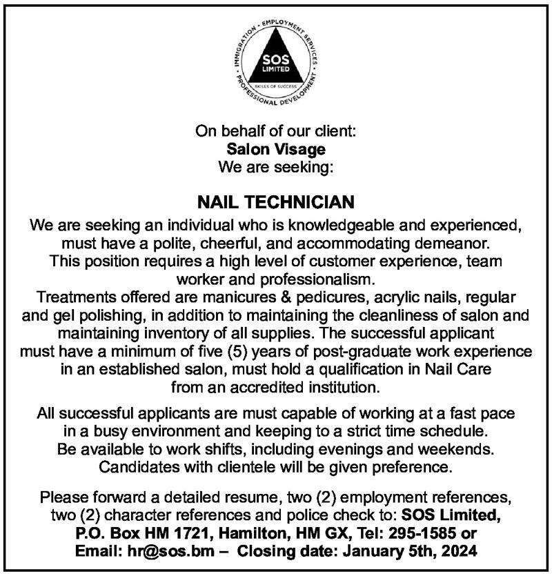 Nail Technician