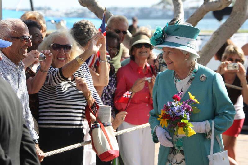 queen's visit to bermuda 1953